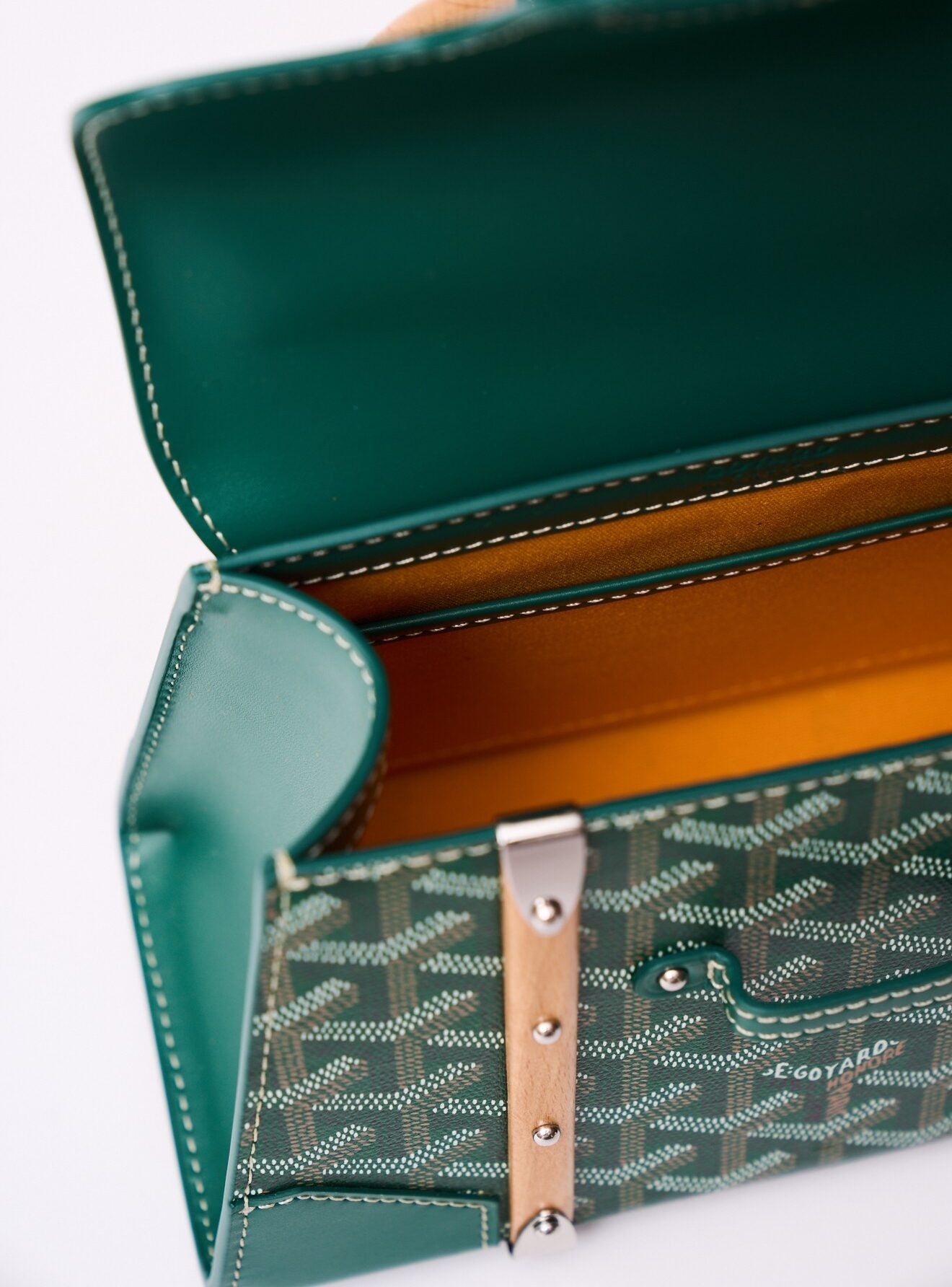 Goyard Saïgon Structure Mini Green Bag
