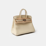 Hermès Birkin Togo 25 Craie PHW