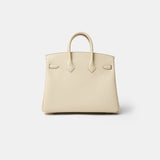 Hermès Birkin Togo 25 Craie PHW
