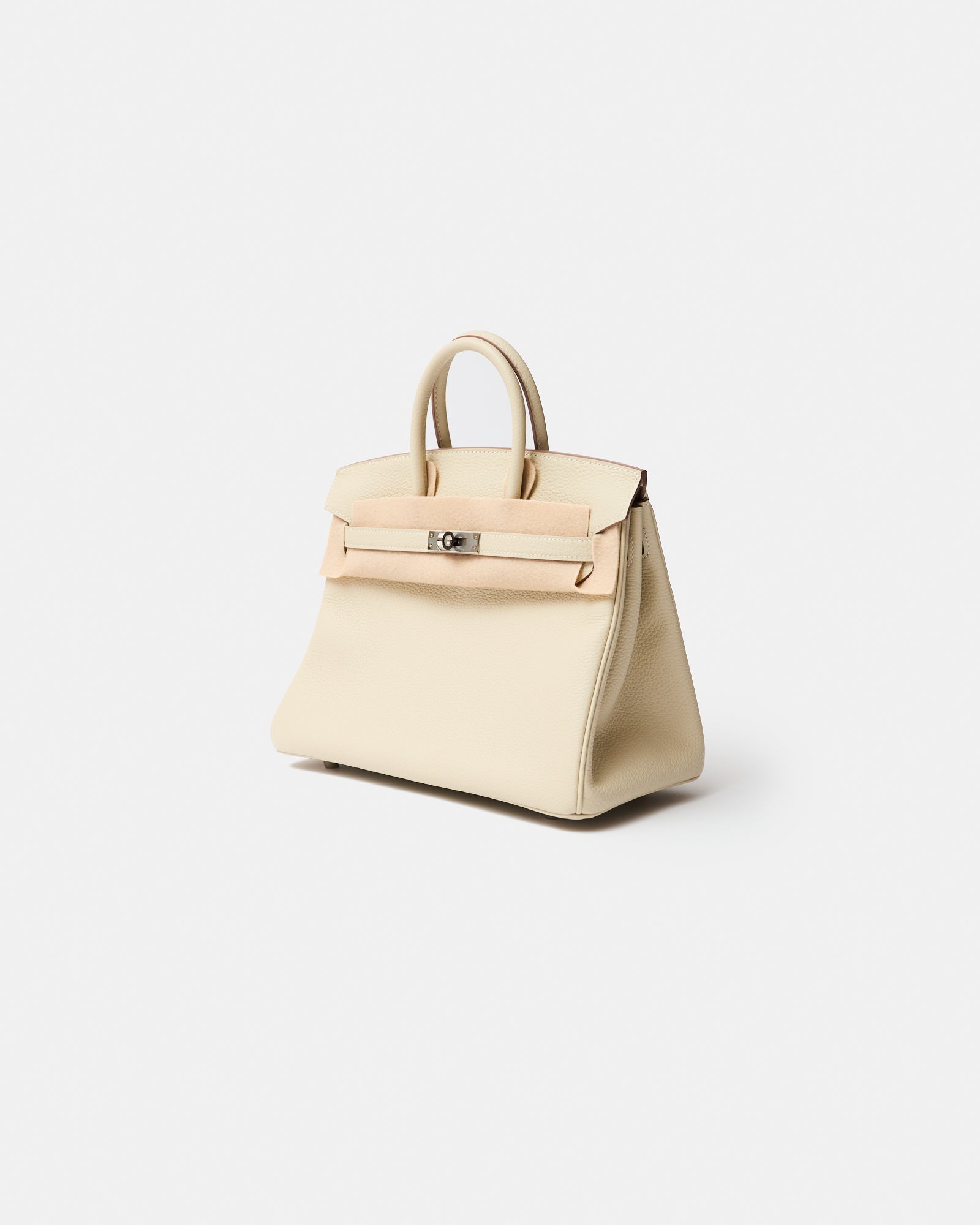 Hermès Birkin Togo 25 Craie PHW