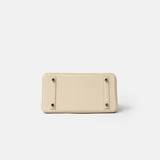 Hermès Birkin Togo 25 Craie PHW