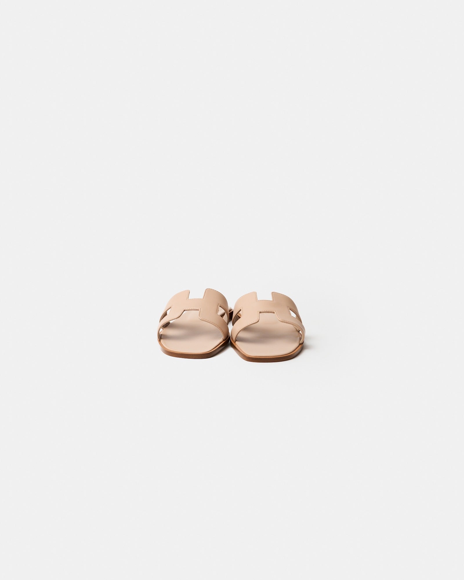 Hermès Oran Beige Nude Sandal 38