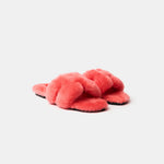 Hermès Oran Peau Lainee Rose Du Desert Sandals