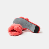 Hermès Oran Peau Lainee Rose Du Desert Sandals