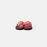Hermès Extra Rouge Jaipur / Vinicunca Nappa Sandal 38
