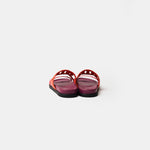 Hermès Extra Rouge Jaipur / Vinicunca Nappa Sandal 38