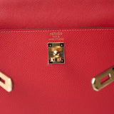 Hermès Kelly 25 Rouge de Coeur Epsom GHW