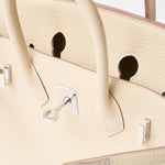 Hermès Birkin Togo 25 Craie PHW