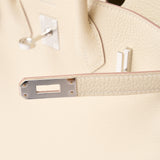 Hermès Birkin Togo 25 Craie PHW