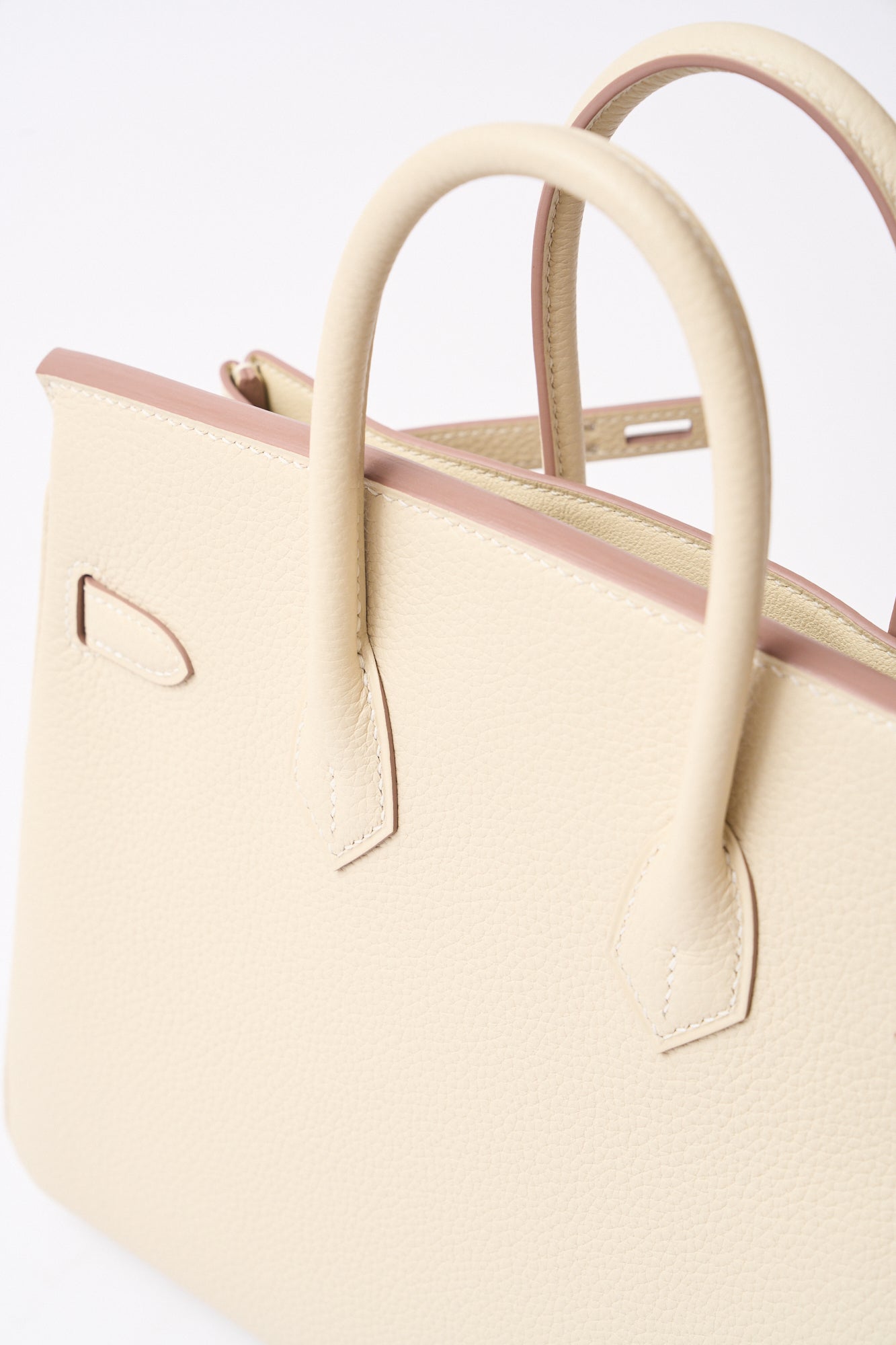 Hermès Birkin Togo 25 Craie PHW