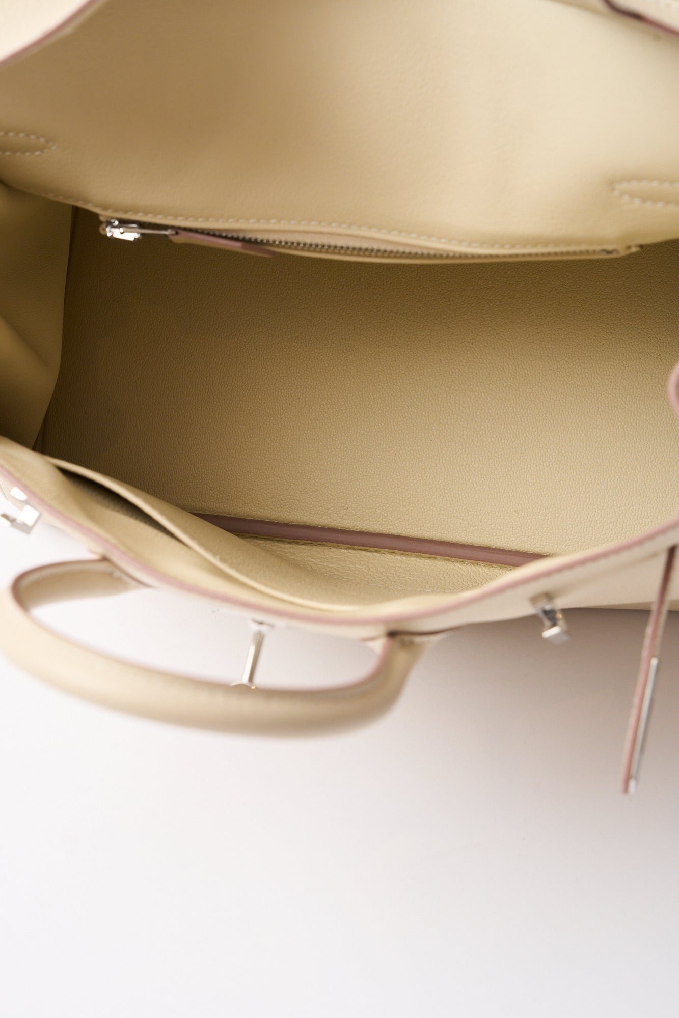 Hermès Birkin Togo 25 Craie PHW