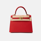 Hermès Kelly 25 Rouge de Coeur Epsom GHW