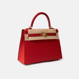 Hermès Kelly 25 Rouge de Coeur Epsom GHW