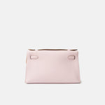 Hermès Kelly Pochette Mauve Pale Swift PHW