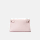 Hermès Kelly Pochette Mauve Pale Swift PHW