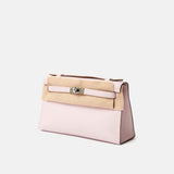 Hermès Kelly Pochette Mauve Pale Swift PHW