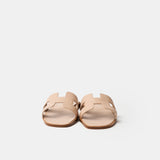 Hermès Oran Beige Nude Sandals