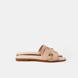 Hermès Oran Beige Nude Sandals
