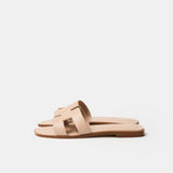 Hermès Oran Beige Nude Sandals