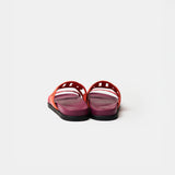 Hermès Extra Rouge Jaipur / Vinicunca  Nappa Sandals