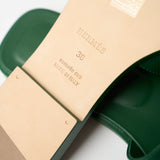 Hermès Oran Vert Cactus Epsom Sandals