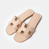 Hermès Oran Beige Nude Sandals