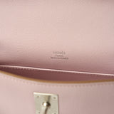 Hermès Kelly Pochette Mauve Pale Swift PHW