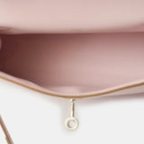 Hermès Kelly Pochette Mauve Pale Swift PHW
