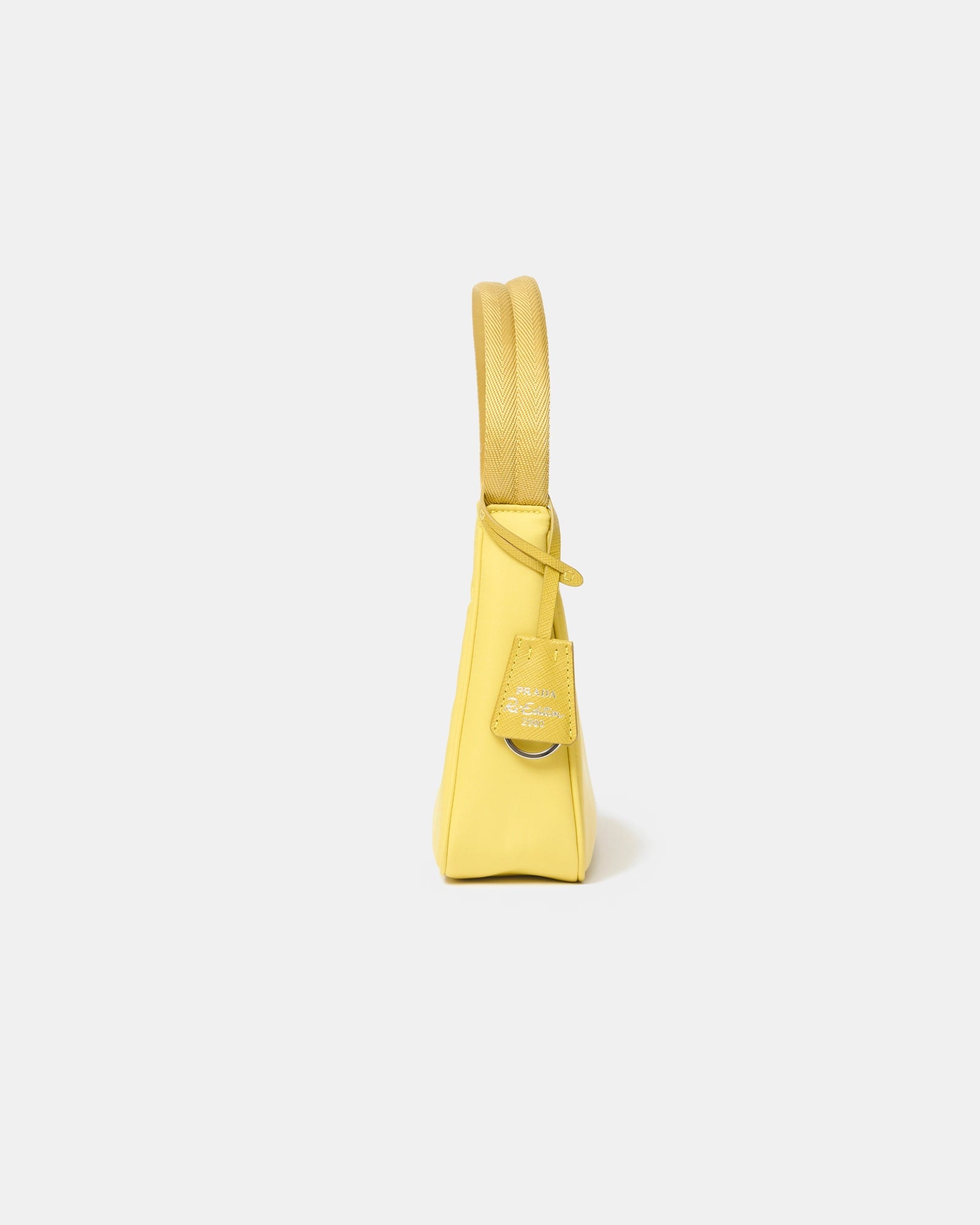 Prada Re-Edition 2000 Yellow Hobo Bag