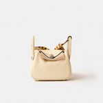 Hermès Mini Lindy 16 Nata Clemence PHW