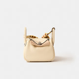 Hermès Mini Lindy 16 Nata Clemence PHW
