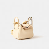 Hermès Mini Lindy 16 Nata Clemence PHW