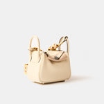 Hermès Mini Lindy 16 Nata Clemence PHW