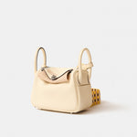 Hermès Mini Lindy 16 Nata Clemence PHW