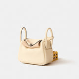 Hermès Mini Lindy 16 Nata Clemence PHW