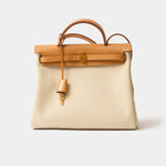 Hermès Herbag 31 Beton Toile Militaire GHW