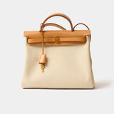 Hermès Herbag 31 Beton Toile Militaire GHW