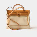 Hermès Herbag 31 Beton Toile Militaire GHW