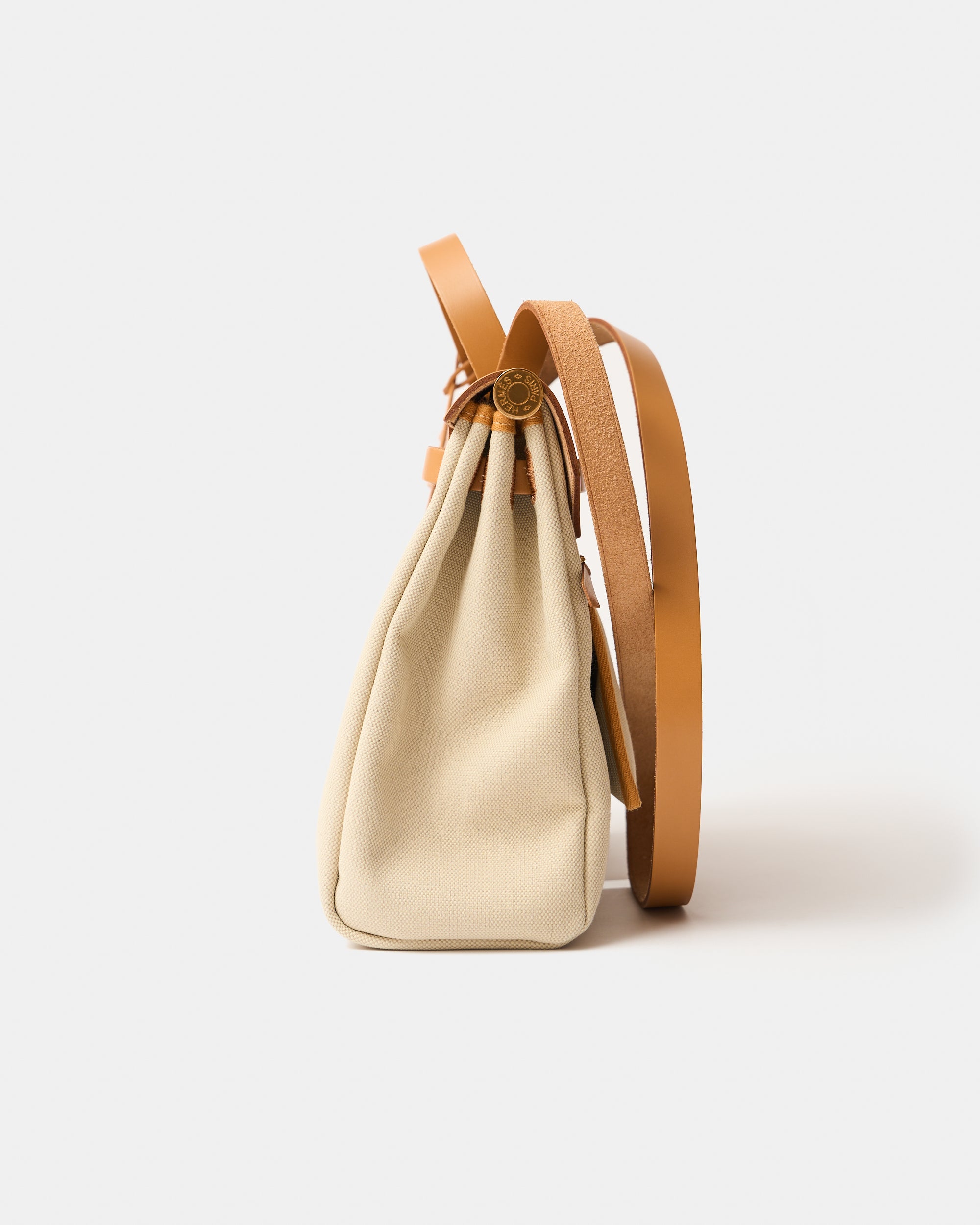 Hermès Herbag 31 Beton Toile Militaire GHW