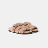 Hermès Chypre Bois De Santal Peau Lainee Sandals