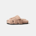 Hermès Chypre Bois De Santal Peau Lainee Sandals