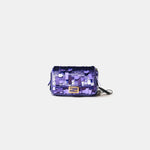 Fendi Baguette Purple Sequined Bag