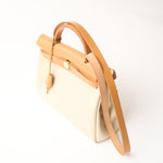 Hermès Herbag 31 Beton Toile Militaire GHW