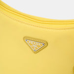 Prada Re-Edition 2000 Yellow Hobo Bag