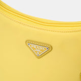 Prada Re-Edition 2000 Yellow Hobo Bag