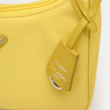 Prada Re-Edition 2000 Yellow Hobo Bag