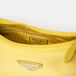 Prada Re-Edition 2000 Yellow Hobo Bag