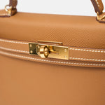 Hermes Mini Kelly 20 Gold Epsom GHW