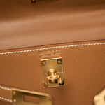 Hermes Mini Kelly 20 Gold Epsom GHW