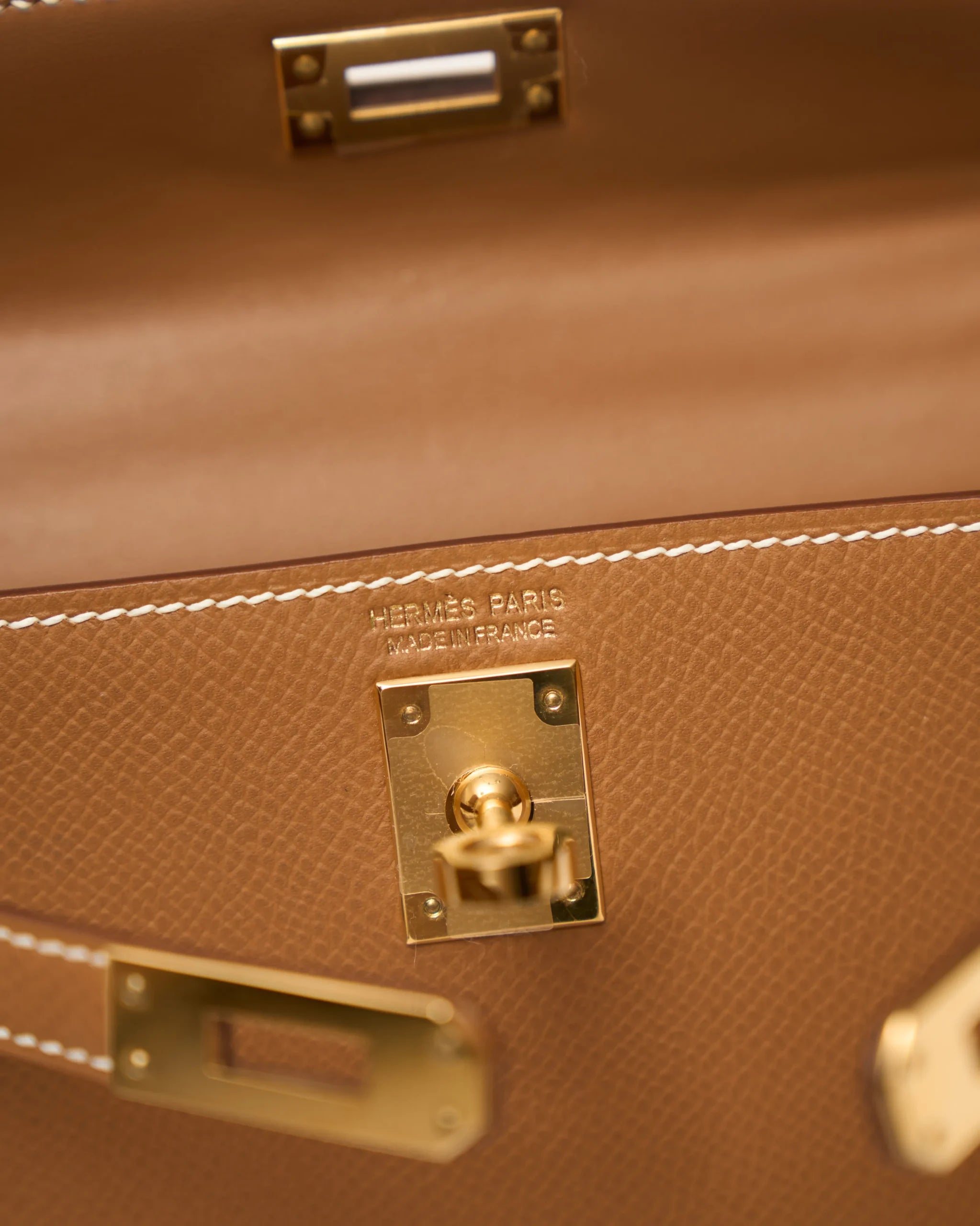 Hermes Mini Kelly 20 Gold Epsom GHW